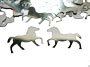 silver horse confetti